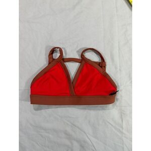 Tiger Friday Red Brown Benz Bralette Child XLarge Crop Top Dance Convention